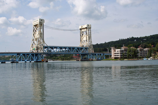 Lift Bridge joining Hancock and Houghton