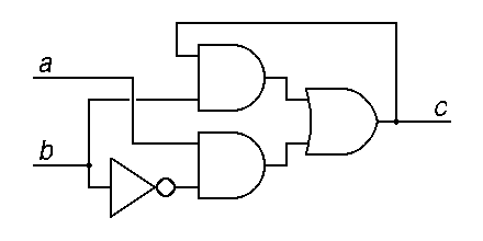 mux-based circuit with feedback