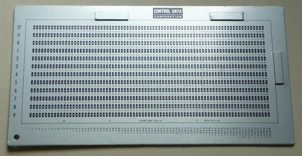 View of a card gauge