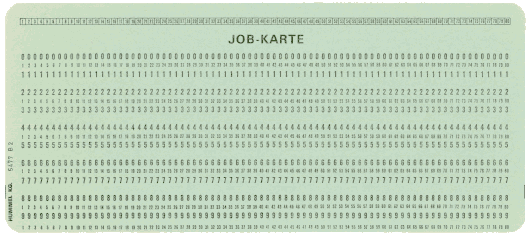  [Generic job card] 