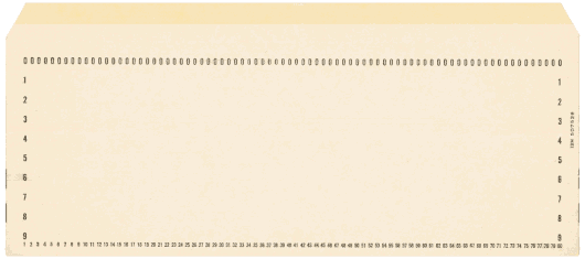  [IBM 507536, a minimally printed card] 