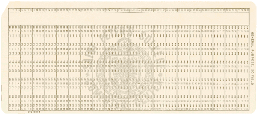  [Saint Peters College Punched Card] 