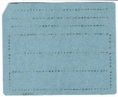  [IBM 96-col punched card] 