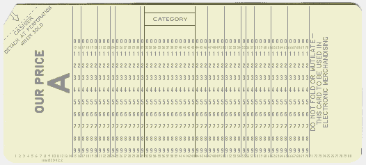  [punched card retail form] 