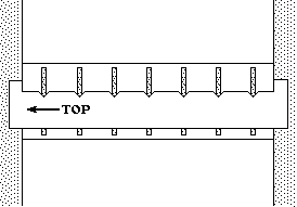 
            |   __       __       __       __       __   |
         ___|   ||       ||       ||       ||       ||   |____
        |   |___||_______||_______||_______||_______||___|    |
        |       \/       \/       \/       \/       \/        |
        |   /____ TOP                                         |
        |   \                                                 |
        |_____________________________________________________|
            |   ||       ||       ||       ||       ||   |
            |   --       --       --       --       --   |
            |                                            |
    