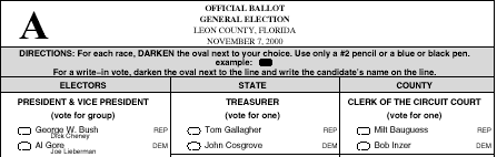 Leon County ballot