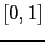 $\displaystyle [0,1]$