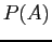 $\displaystyle P(A)$