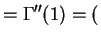 $\displaystyle = \Gamma''(1) = ($