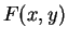$\displaystyle F(x,y)$