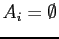 $ A_{i}=\emptyset$