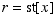 r = st[x]