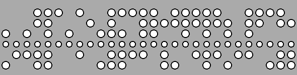 snippet of ILLIAC paper tape