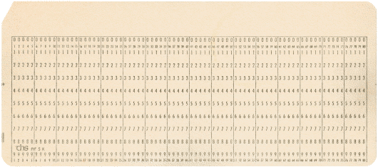  [THS card with 16 5-column fields] 