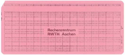  [RWTH Aachen pink 16-field card] 