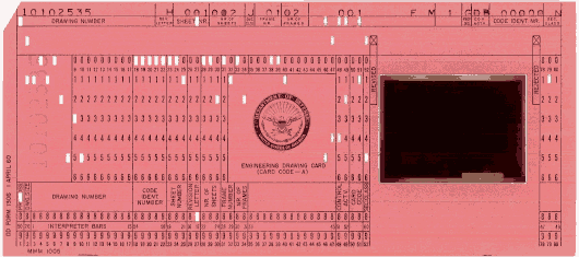  [Department of Defense aperture card] 