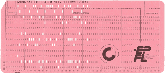  [EPFL general purpose punched card] 