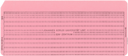  [Johannes Kepler U. card on pink stock] 