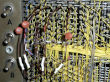 thumbnail photo of backplane with 4 bus terminators (resistor-capacitor networks) clipped in place