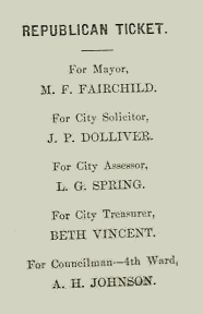  [photo of a partisan municipal ballot] 