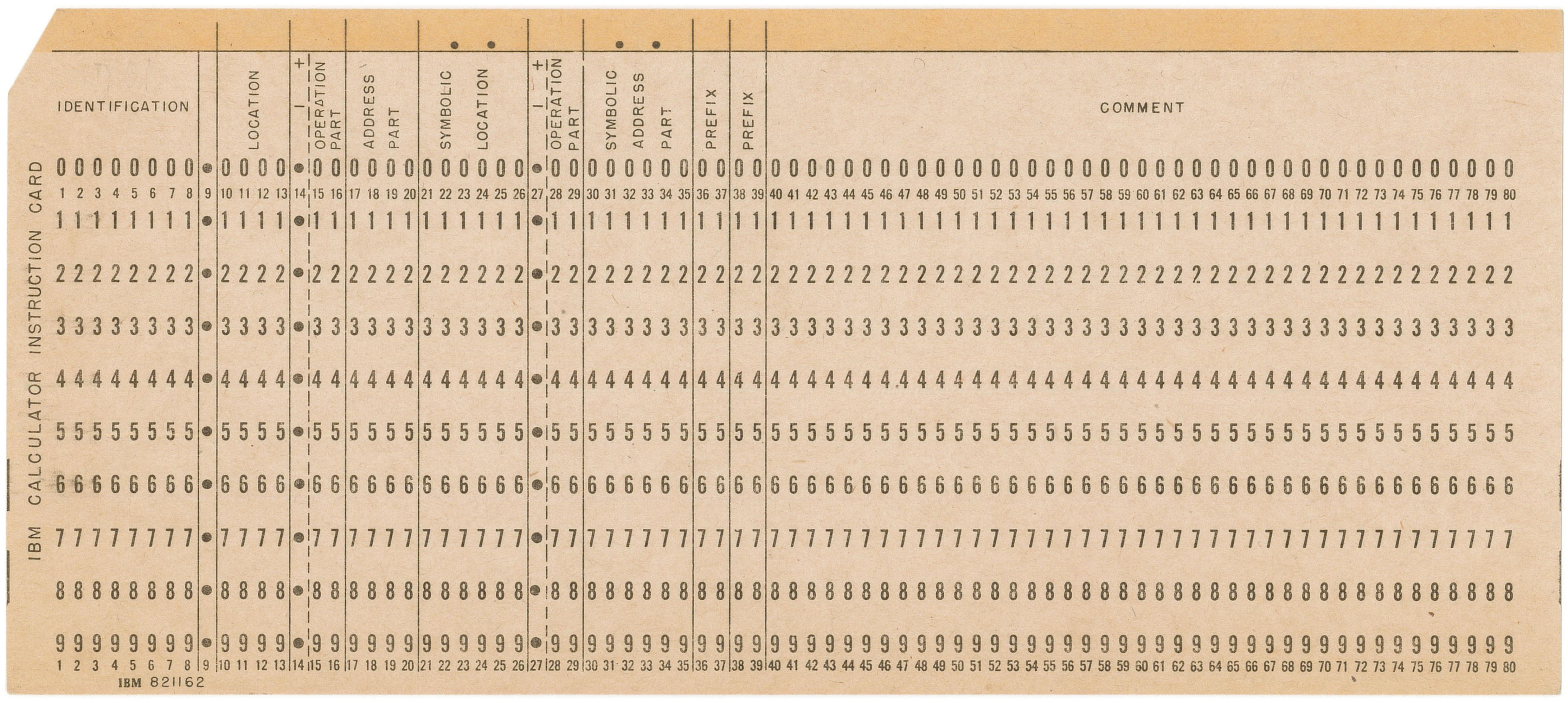 Douglas W. Jones's collection of general purpose punched cards