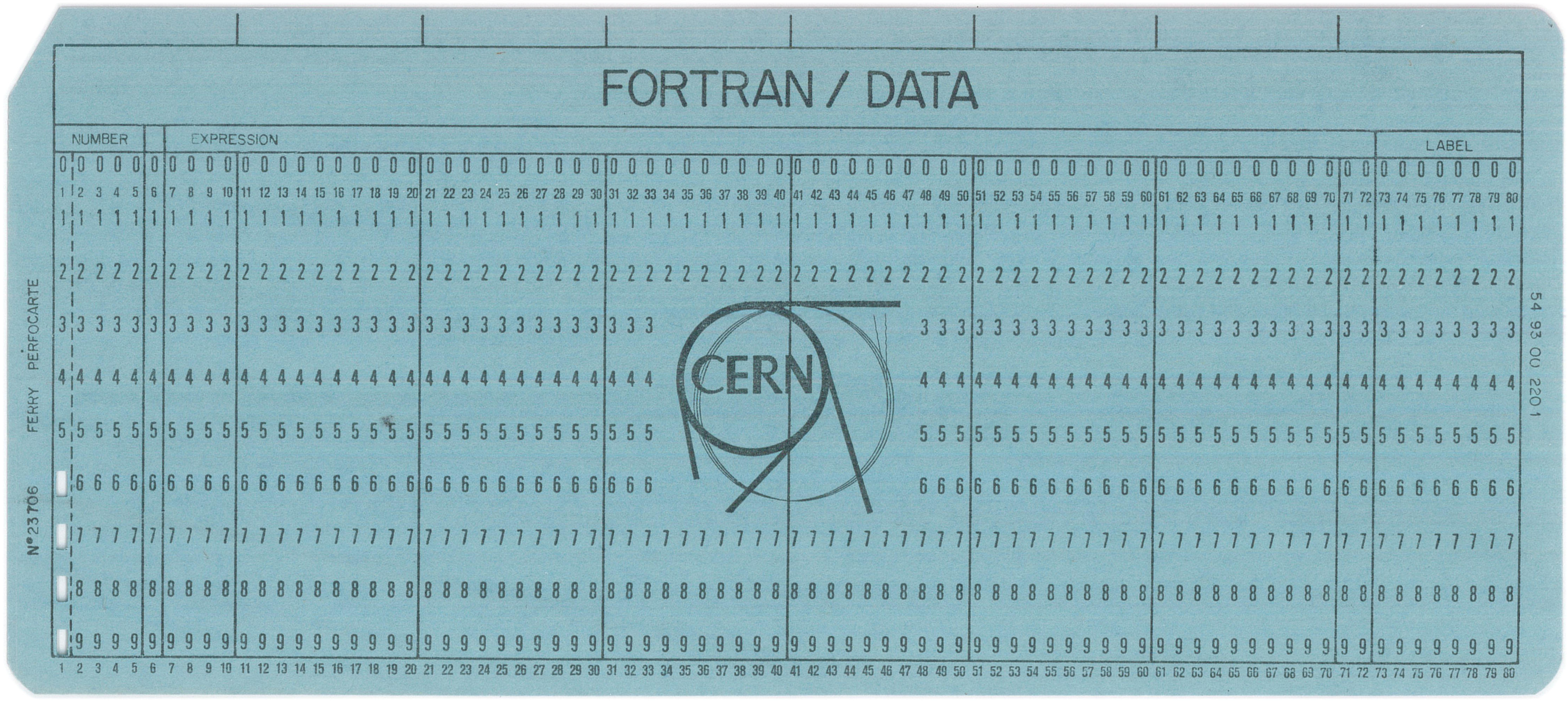 Douglas W. Jones's collection of punched cards for computer programs