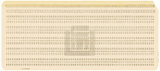  [Carnegie Mellon University punched card] 