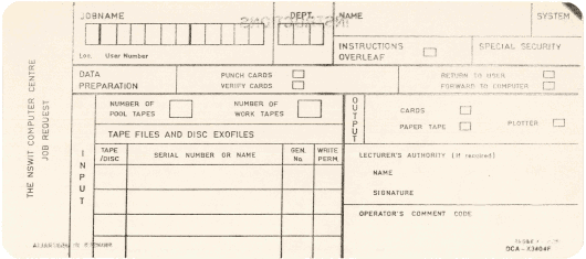  [New South Wales Inst. of Tech. cover card, side a] 