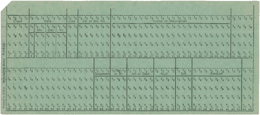  [Remington Rand P-6648 card] 