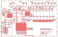 schematic diagram with parts marked in red