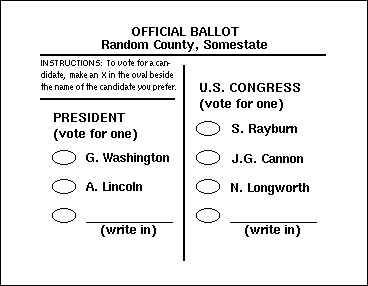 How to Mark Your Optical Scan Ballot